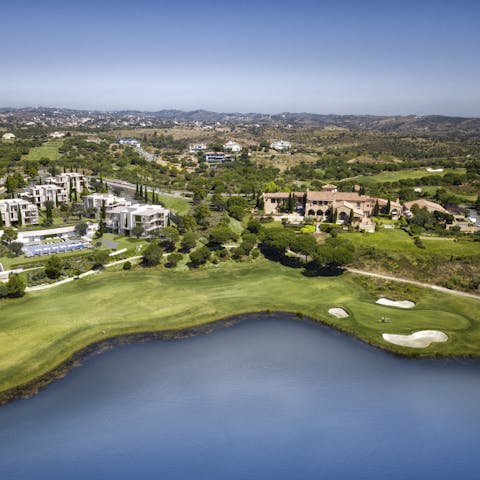 Stay on the eighteenth hole of Monte Rei Golf and Country Resort