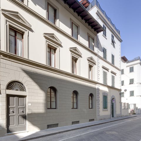 Stay in a palazzo designed for a noble family in the heart of Florence