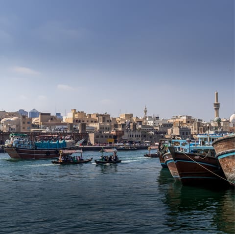 Take a walk at Dubai Creek, only minutes away