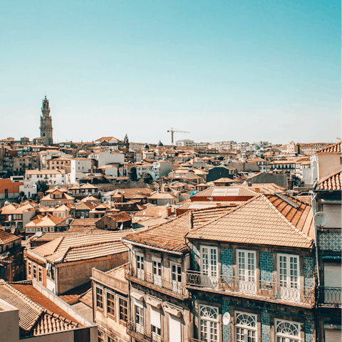 Stay in the heart of Porto, within reach of the city's cultural hotspots and historical monuments