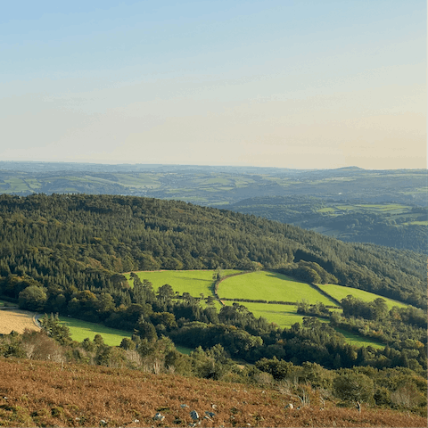 Hike, bike or trek your way across the wilds of Dartmoor National Park, right on your doorstep