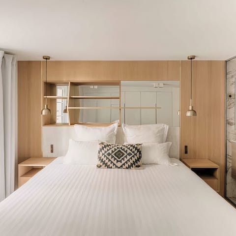 Wake up in the elegant bedrooms feeling rested and ready for another day of sightseeing