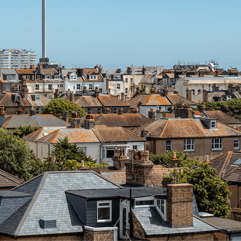 Embrace the seaside charm of Brighton from this home in Kemptown