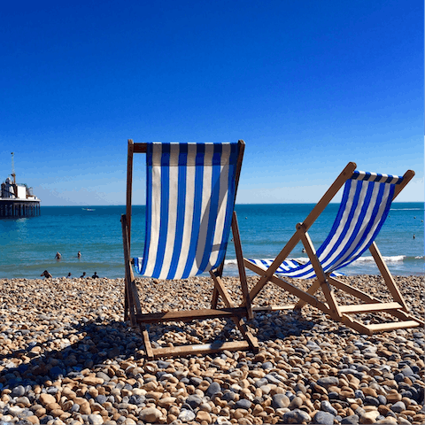 Take a rejuvenating walk down to the seafront – only five–minutes away