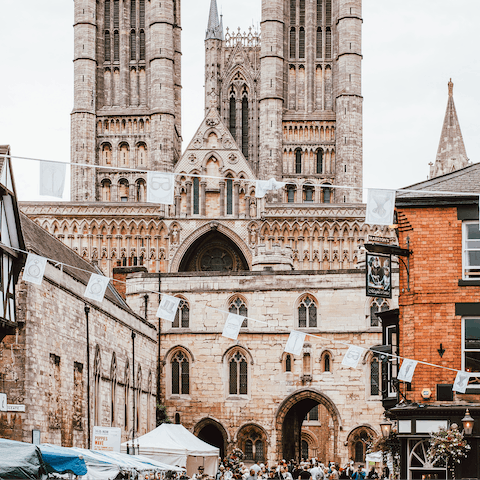 Discover stunning local sites like the Lincoln Cathedral