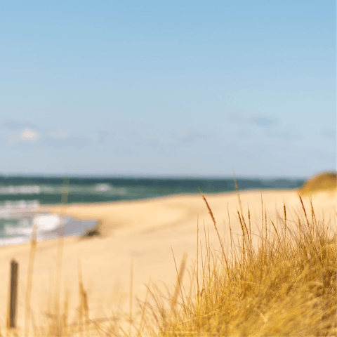 Spend idyllic days walking and relaxing on the nearby beaches 