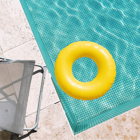 Beat the heat with a refreshing dip in the outdoor pool