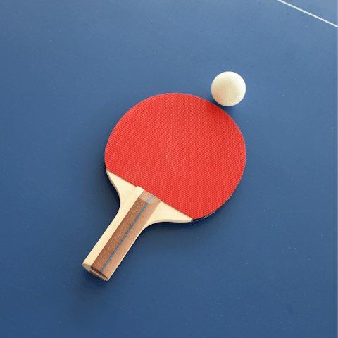 Keep little ones – and kids at heart – entertained witha  game of ping pong