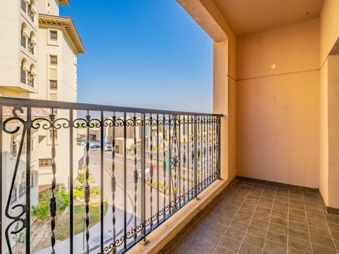 Admire the cityscape from your private balcony