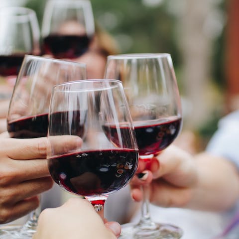 Let your host organise some Venetian wine tasting