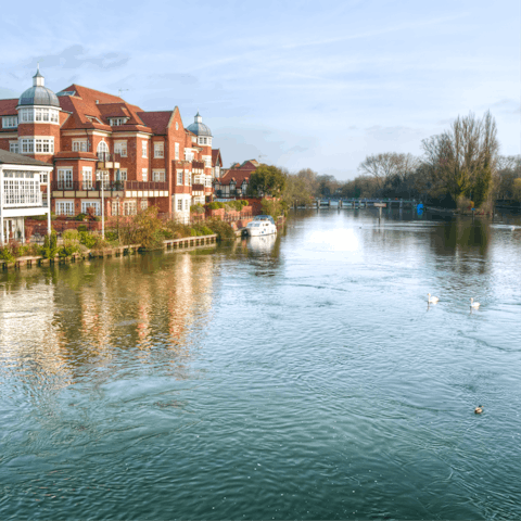 Enjoy a countryside walk along the River Thames