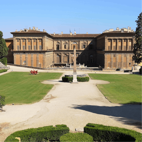 See some stunning art at the impressive galleries of Pitti Palace