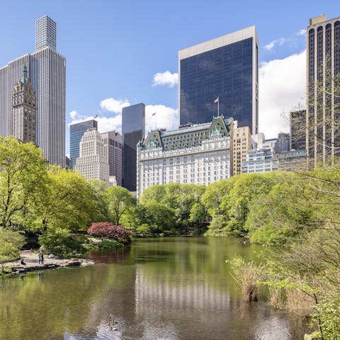 Go for a leisurely stroll in Central Park, a stone's throw from home