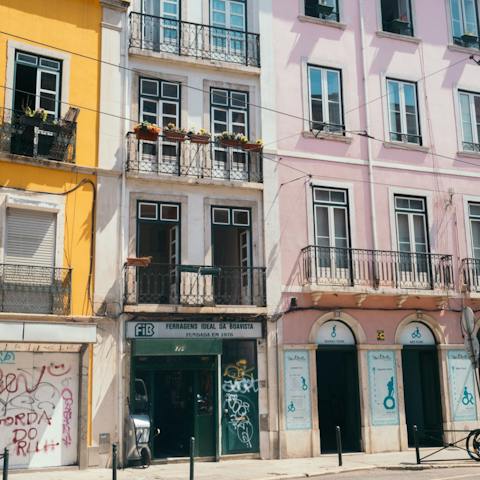 Sample the buzzing bars and restaurants of your Bairro Alto neighbourhood