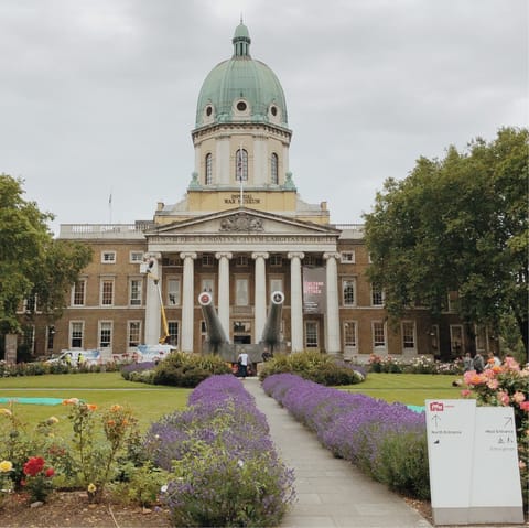 Head to the Imperial War Museum, a twelve-minute stroll from this home