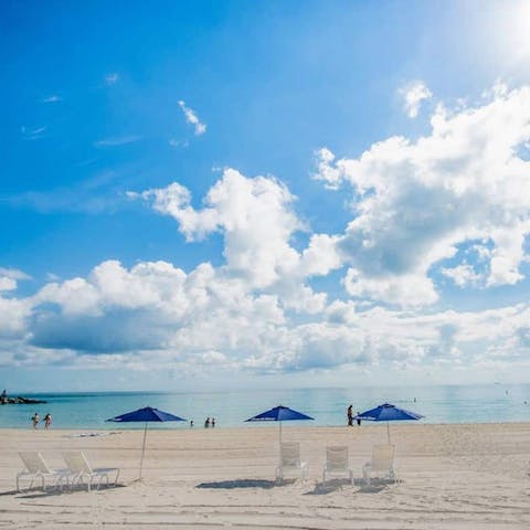 Stroll down to Bal Harbour Beach, just two minutes from your door