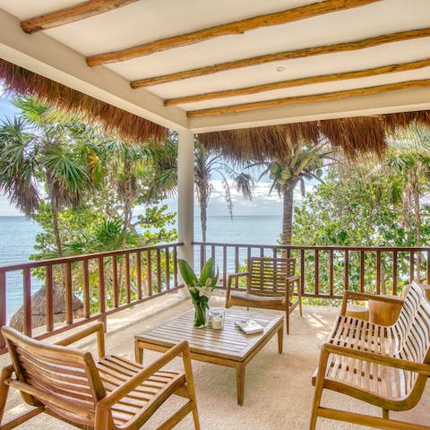 Start your mornings with breakfast on the balcony overlooking the ocean