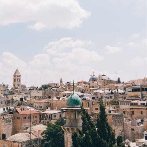 Stay in diverse and historic Jerusalem