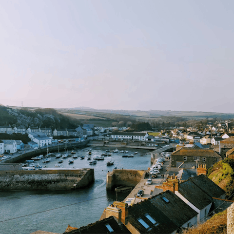 Enjoy traditional Cornish charm in the town of Porthleven