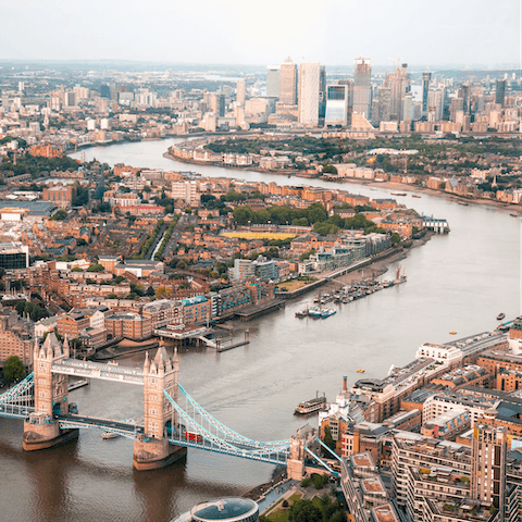 Explore the delights of Tower Bridge and the South Bank nearby