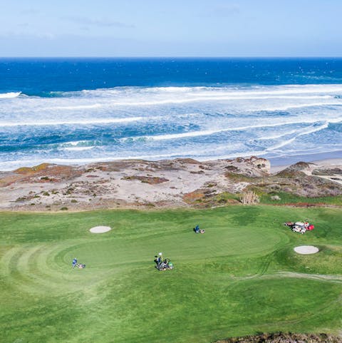 Live by the sea and 18-hole championship golf course
