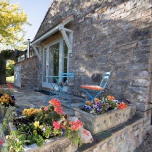 Enjoy your breakfast among blooming flowers