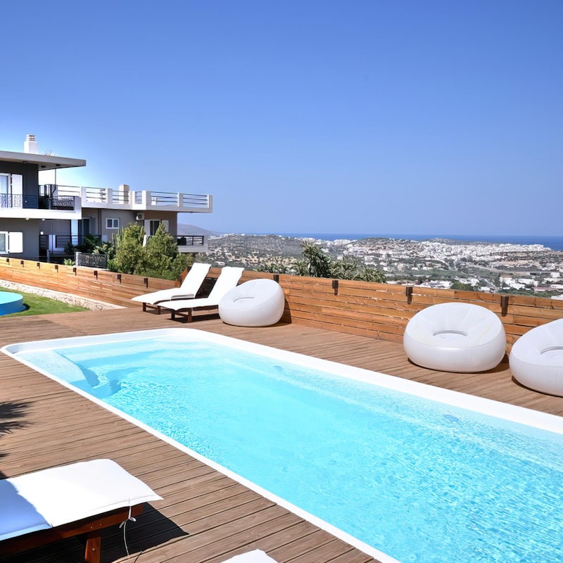 Spend long, hot afternoons lounging by the pool