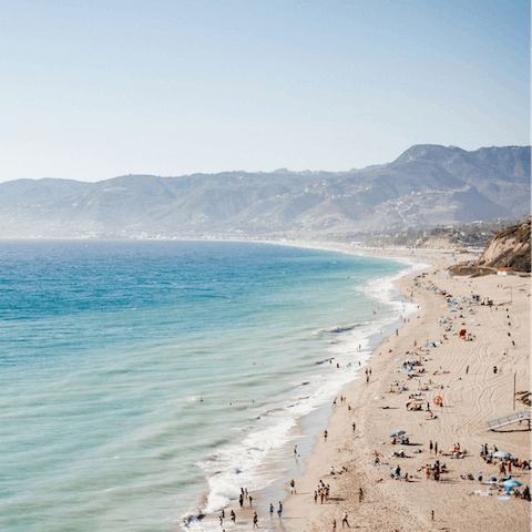 Stay in sunny Malibu/ Pacific Palisades and a wealth of stunning beaches