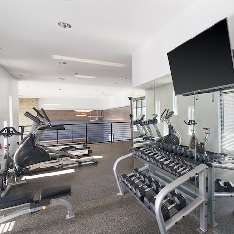 Head to the on-site gym for an invigorating start to your day
