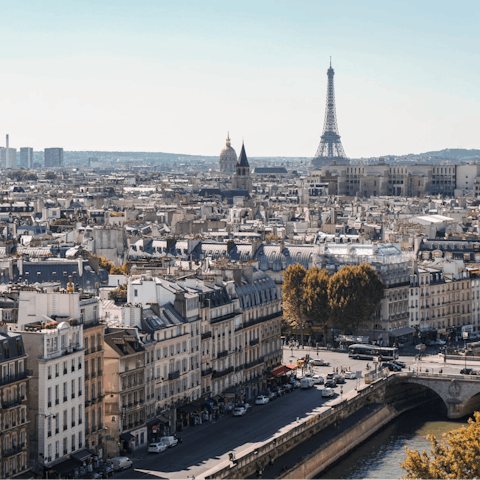 Enjoy Paris's cultural attractions, including the nearby Palais Garnier 