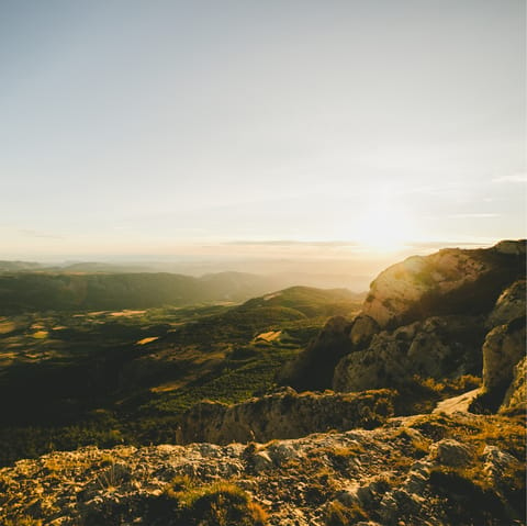 Drive down to Sant Maurici parc and hike through picturesque landscapes