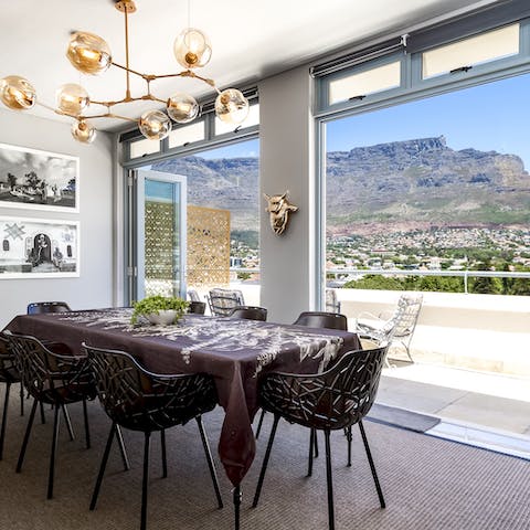 Dine in style with spectacular views over Cape Town