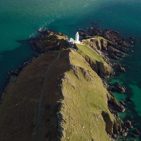 Take the South West Coast Path to Start Point Lighthouse