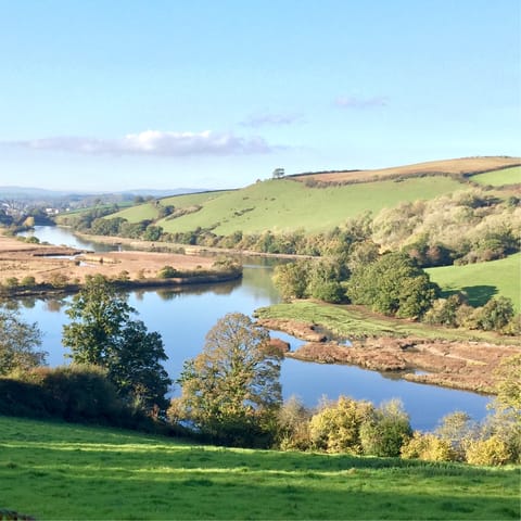 Put on your walking boots and explore the oak-tree lined River Dart