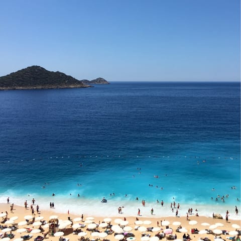 Visit the town and sandy beaches of Kalkan 