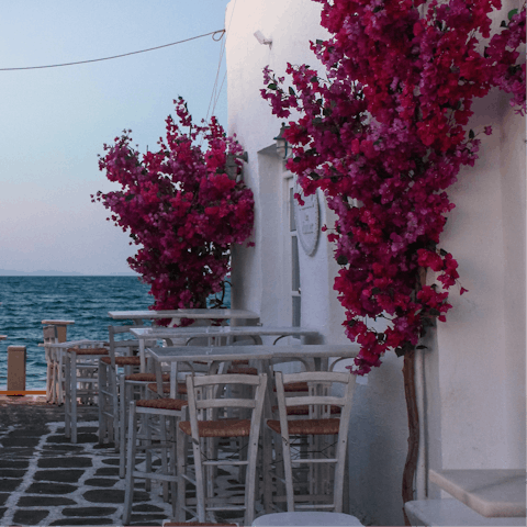 Head to Paphos town to try out local produce in the independent restaurants