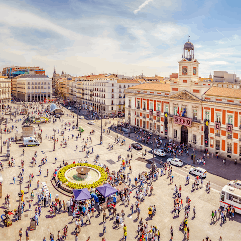 Discover the delights of Madrid from this central location