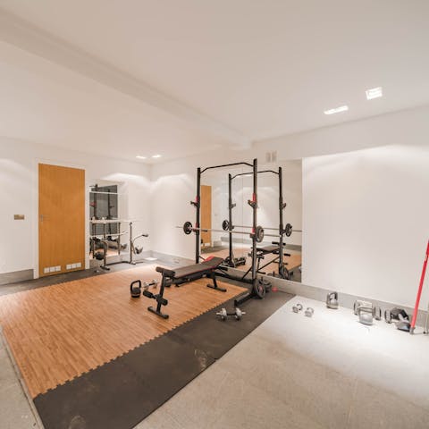 Work up a sweat in the gym