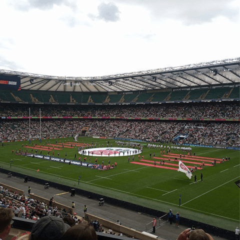 Watch a match at Twickenham – it's only an eleven-minute walk