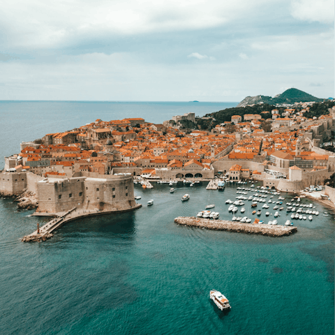 Stay just fifteen minutes from Dubrovnik's Old Town and the city's beaches