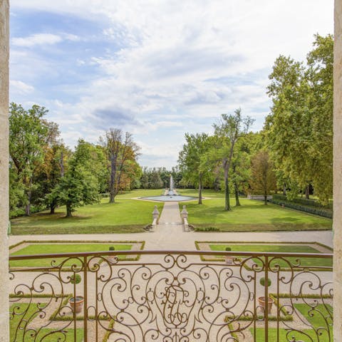 Enjoy sweeping views across your luscious land from the upstairs bedrooms