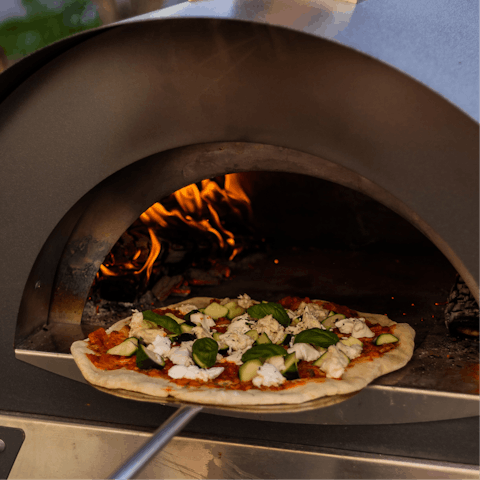 Fire up the pizza oven for an alfresco feast