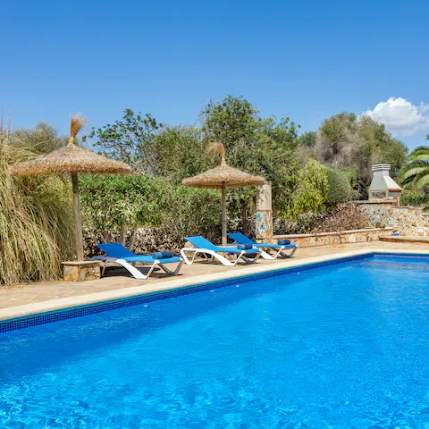 Bask in the hot Spanish sun, and cool off in the private swimming pool