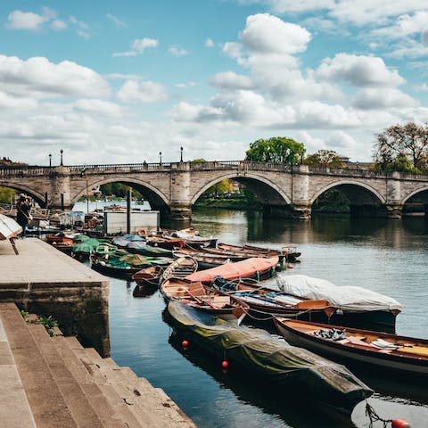 Stay in the heart of Richmond, just a two-minute walk from Richmond Riverside