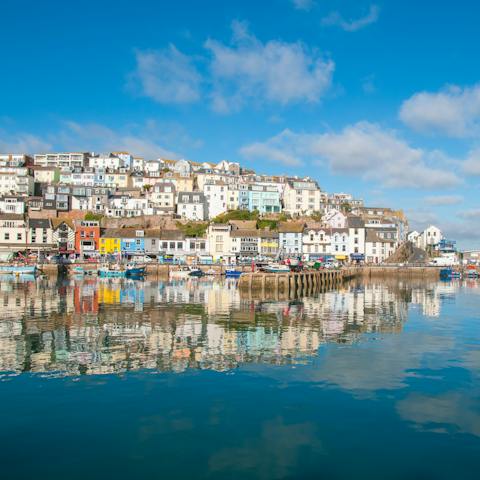 Walk fifteen minutes to Brixham, known for its watersports and Pirate Festival