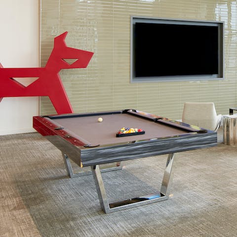 Play a round of pool in the lounge when you need a break from the sun