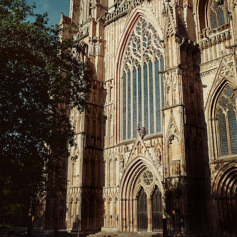 Take the ten-minute walk to the ancient York Minster for a taste of the city's history