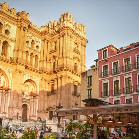 Stay in the rich heart of Málaga's historic centre