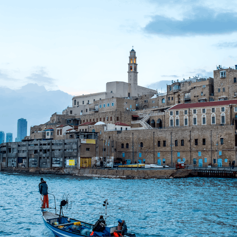 Connect with the heart of Tel Aviv from  the historic streets of Jaffa