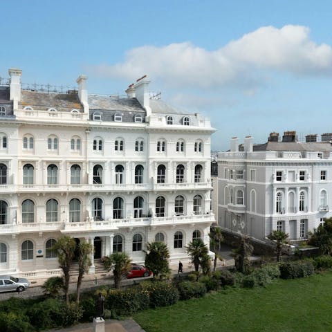 Stay in a historic building mere steps from Plymouth Hoe